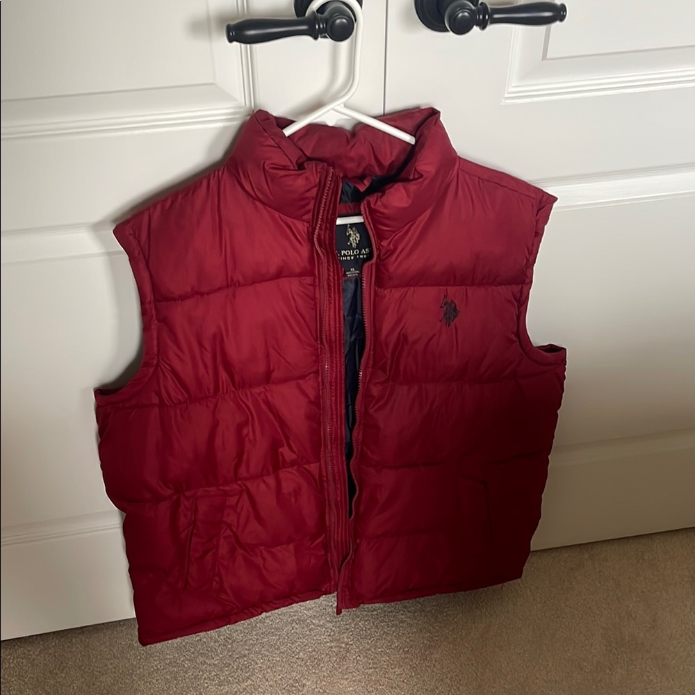 Polo by Ralph Lauren Red Puffer Vest